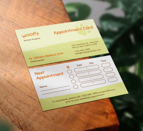 Appointment Cards