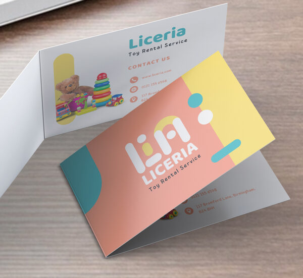 Folded Business Cards