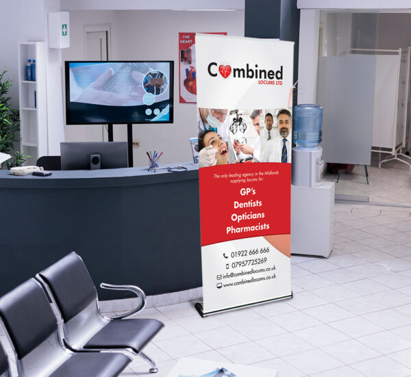 Premium Roller Banner Display Stand for Events