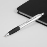 Contour Argent Black Ballpen