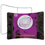 Curved Stretch Fabric Tube Displays