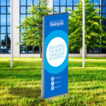 Outdoor Roller Banners with Double Sided Printing