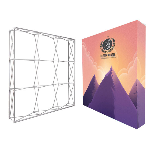 Straight Fabric Pop-Up Display for Exhibition Events, Trade Shows & Retail