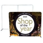 Straight Stretch Fabric Tube Displays